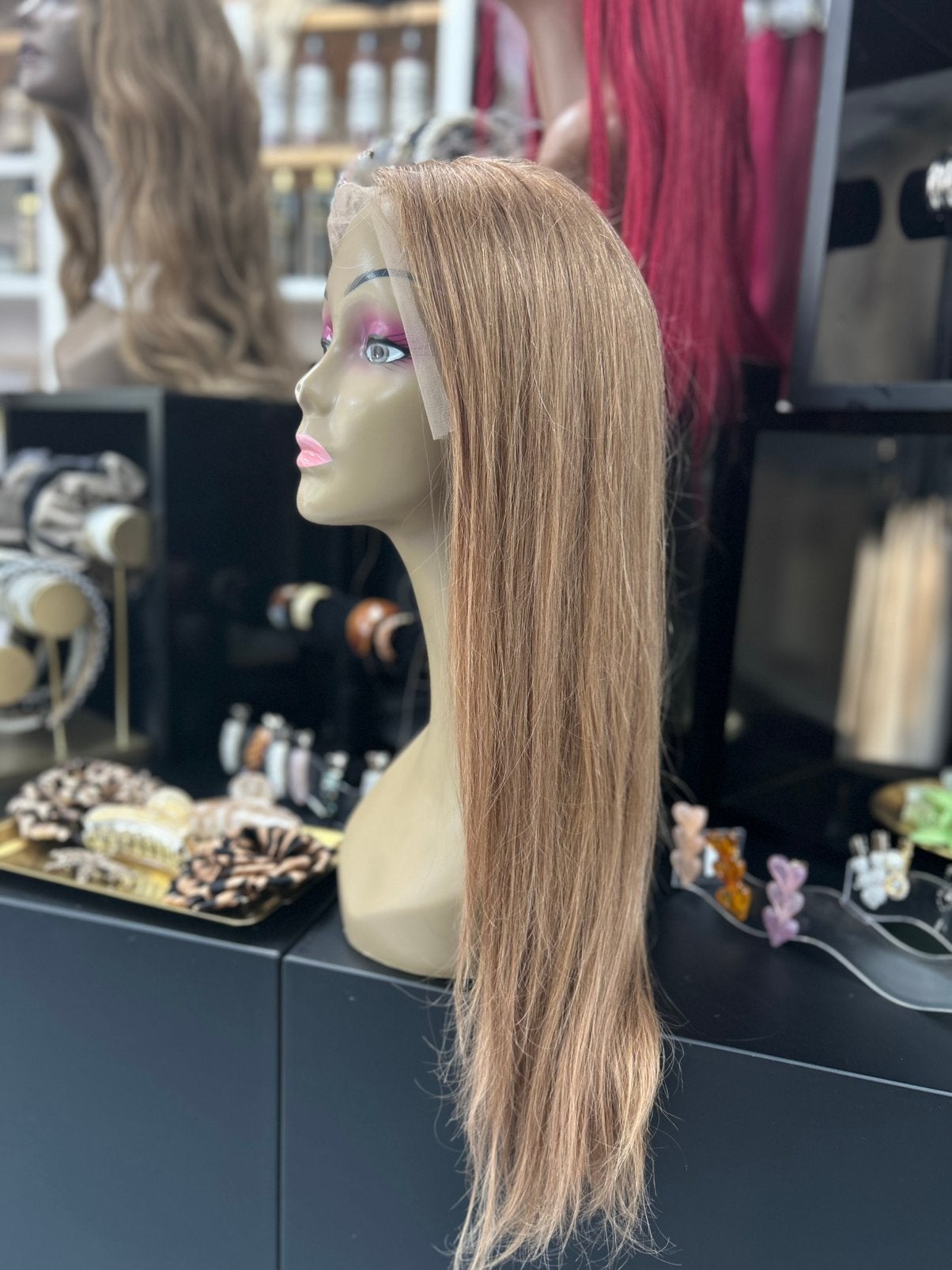 Echthaar Pruik Lace Wig 50cm/60cm Human Hair van€699nu€413, Ophalen of Verzenden, Nieuw, Pruik of Haarverlenging