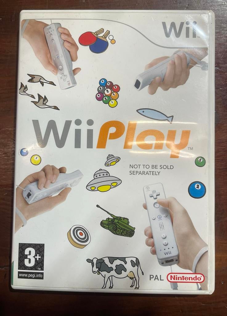 Wii Play (Wii) - Inclusief 9 minigames, Spelcomputers en Games, Overige genres, 2 spelers, Eén computer, Ophalen of Verzenden