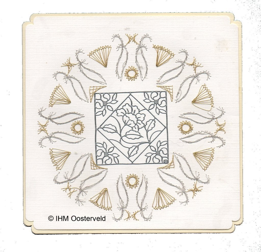 3D Kaart Blanco 1  Bloemen, Ophalen of Verzenden, Nieuw, Overige thema's