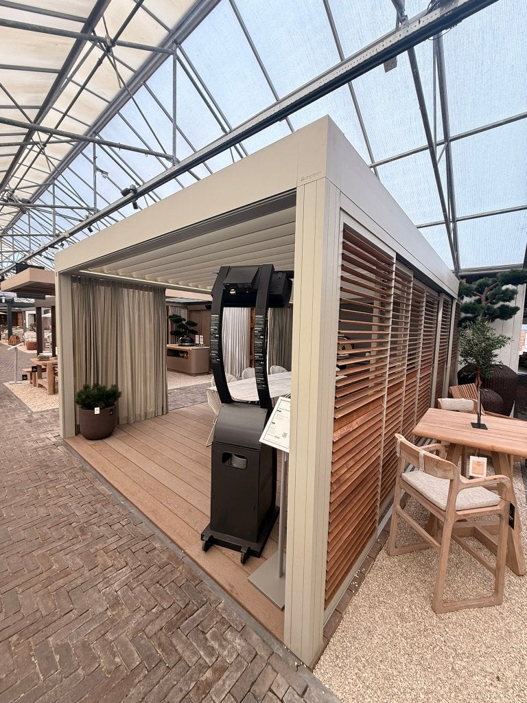 Renson | Camarque | Lamellendak, Tuin en Terras, Overkappingen, Ophalen, Gebruikt, Veranda