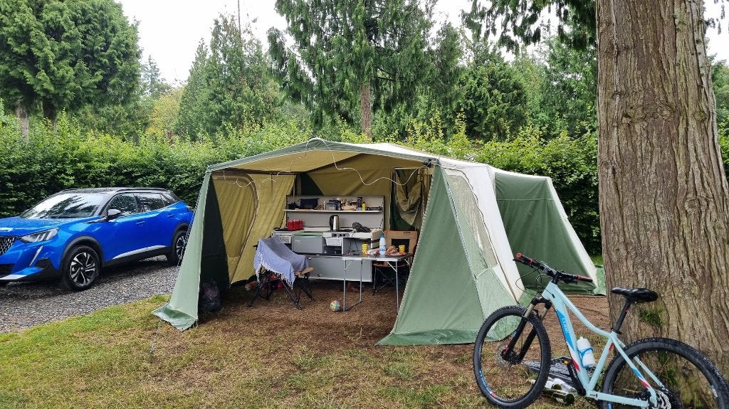Combicamp vouwwagen (2000), Ophalen, Combi-Camp, Beige, Tot en met 4