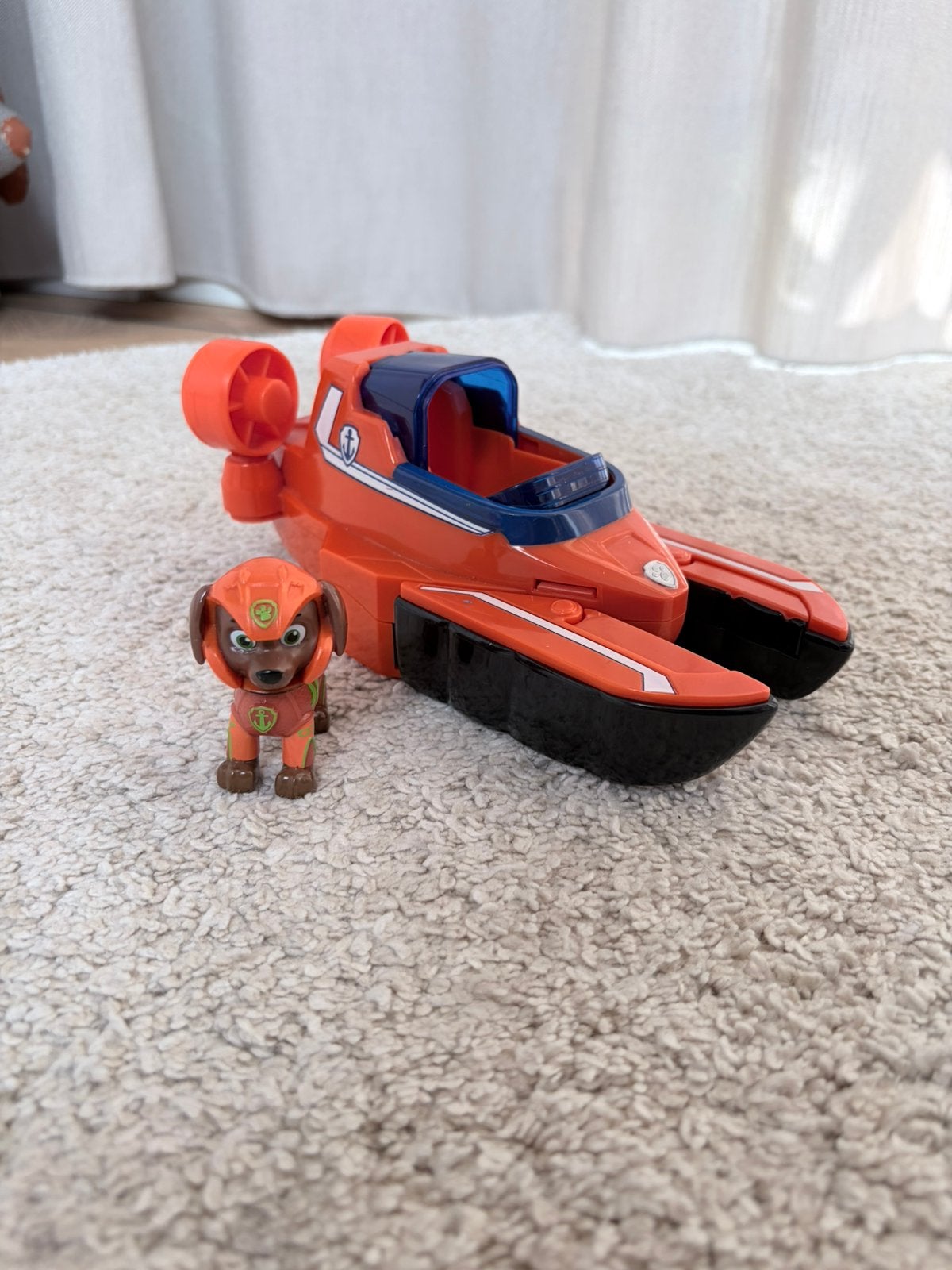 PAW Patrol Aqua Pups - Transformerend Kreeften-voertuig Zuma, Ophalen of Verzenden, Zo goed als nieuw