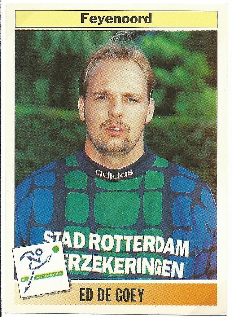 1994 plaatjes Panini Voetbal95 Feyenoord  23x, Verzenden, Zo goed als nieuw, Feyenoord, Poster, Plaatje of Sticker