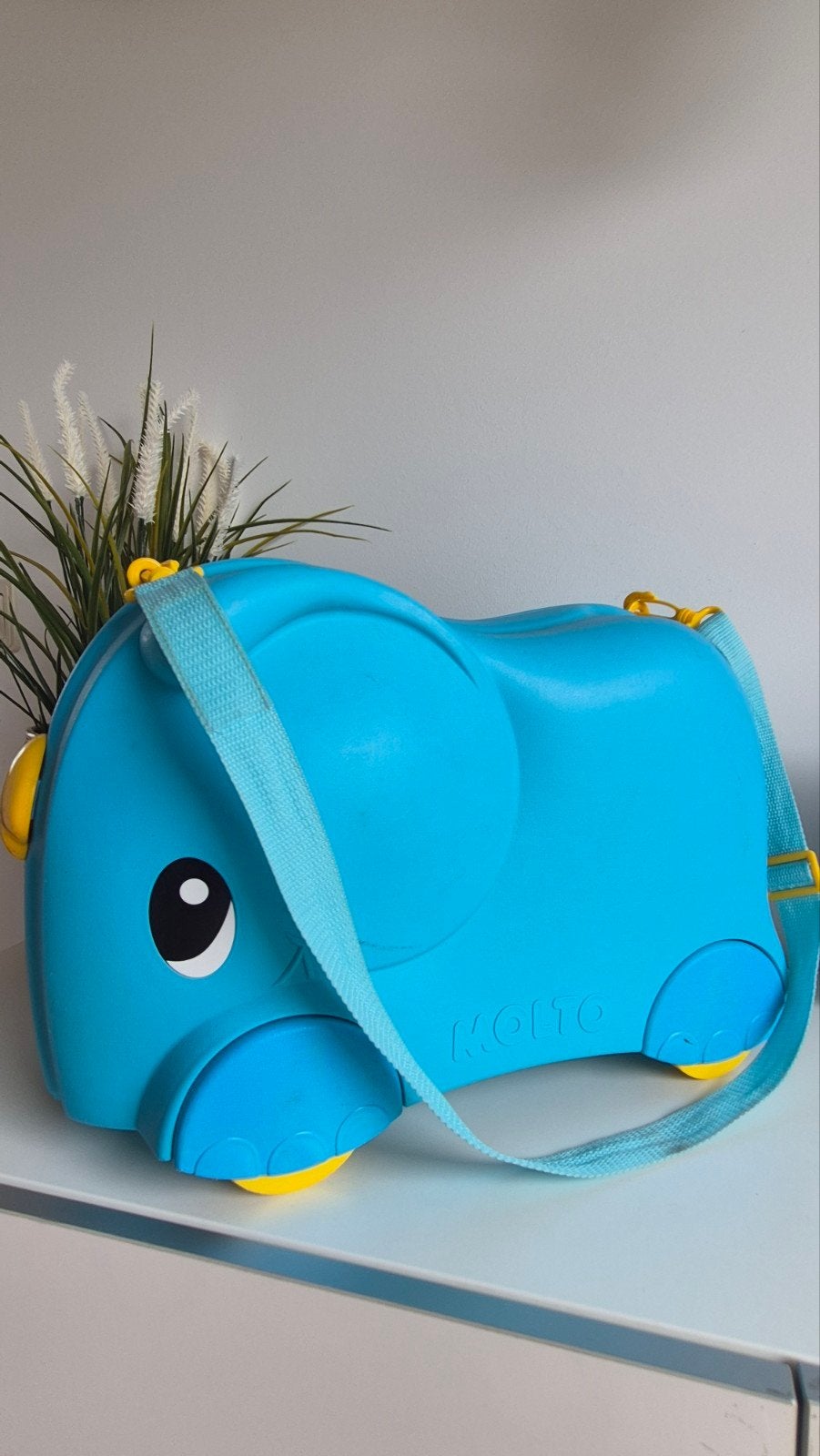 Molto Kinderkoffer Olifant, Wieltjes, Gebruikt, Hard kunststof, Minder dan 50 cm