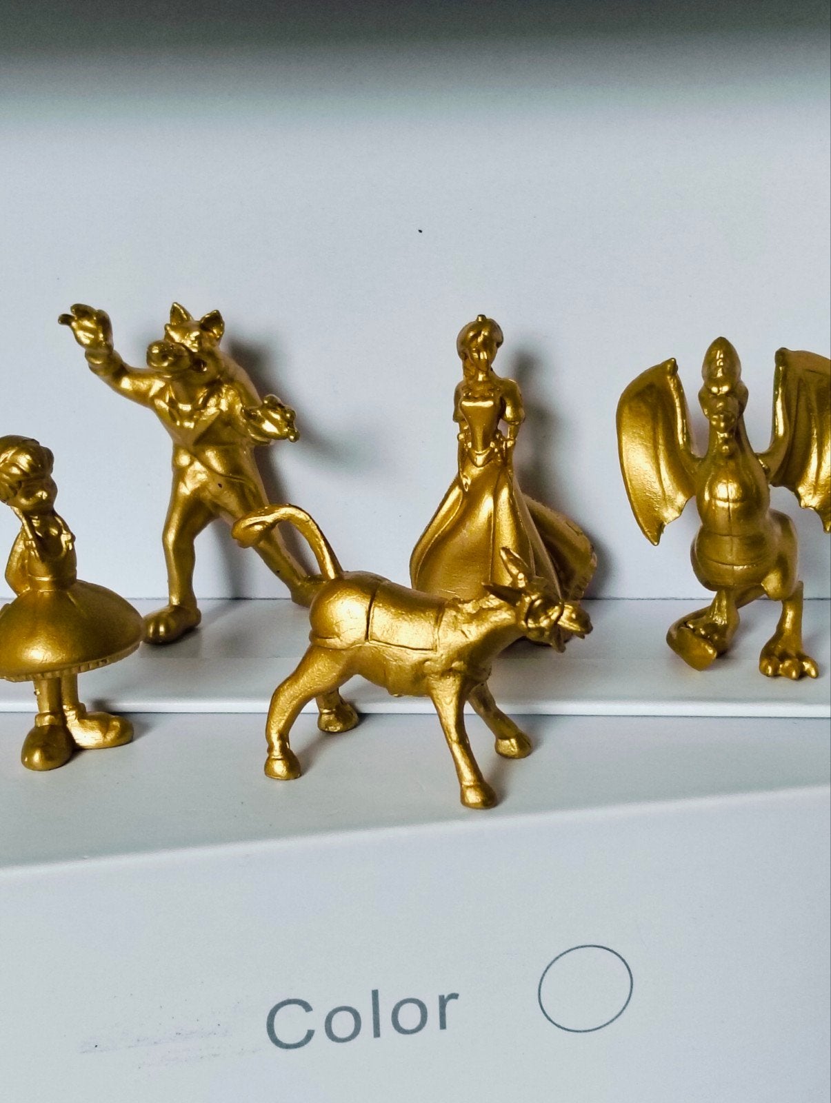Efteling Gouden Sprookjesbosfiguren Set, Verzamelen, Efteling, Ophalen of Verzenden, Zo goed als nieuw, Beeldje of Poppetje
