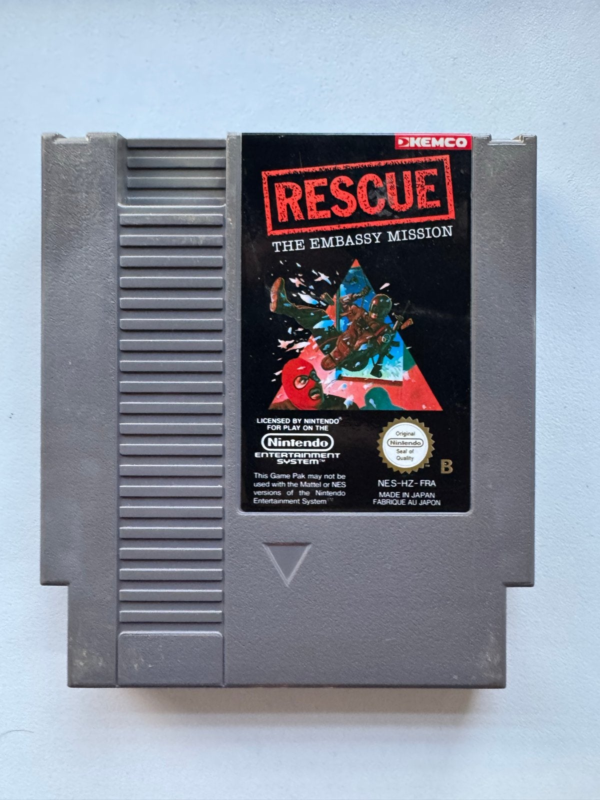 Rescue: The Embassy Mission NES - Klassiek Actiespel, Avontuur en Actie, Gebruikt, 1 speler, Ophalen of Verzenden