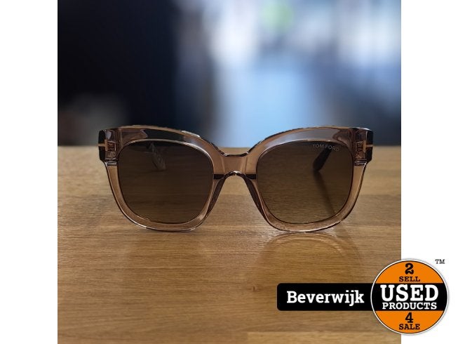 Tom Ford Beatrix-02 TF512 Dames Zonnebril - Netjes, TOM FORD, Zo goed als nieuw, https://www.tomford.com/contact-us, 598 Madison Avenue, New York, NY 10022, Verenigde Staten