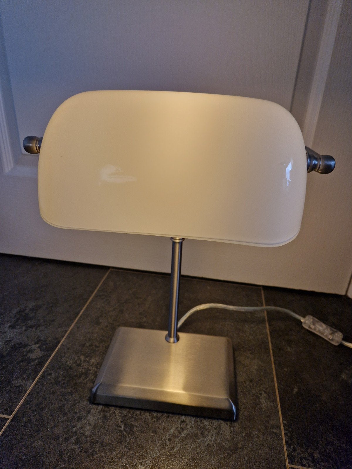 mooie bankierslamp lamp, Ophalen, Gebruikt