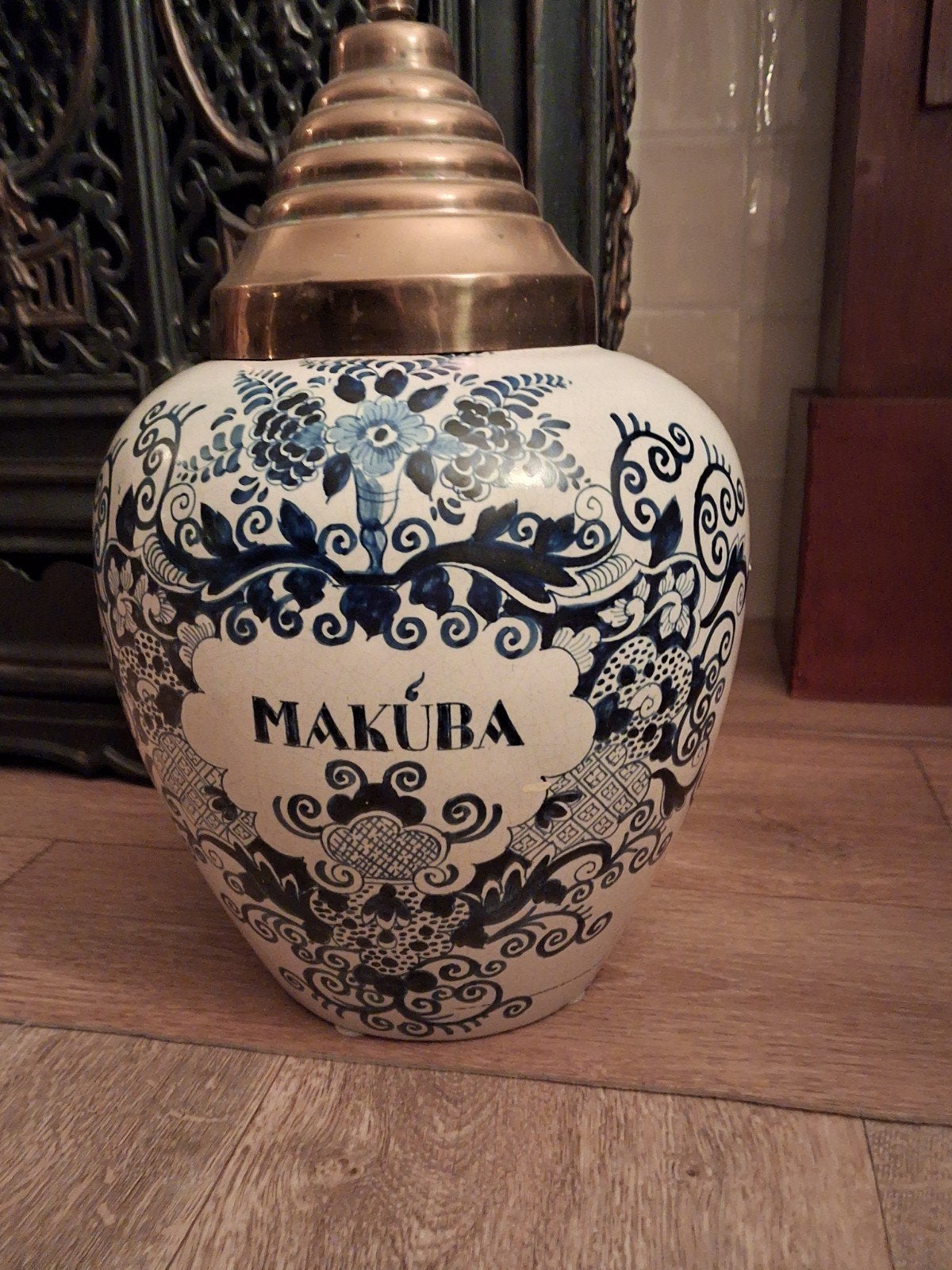 Antieke tabaks pot, Antiek en Kunst, Antiek | Porselein, Ophalen of Verzenden