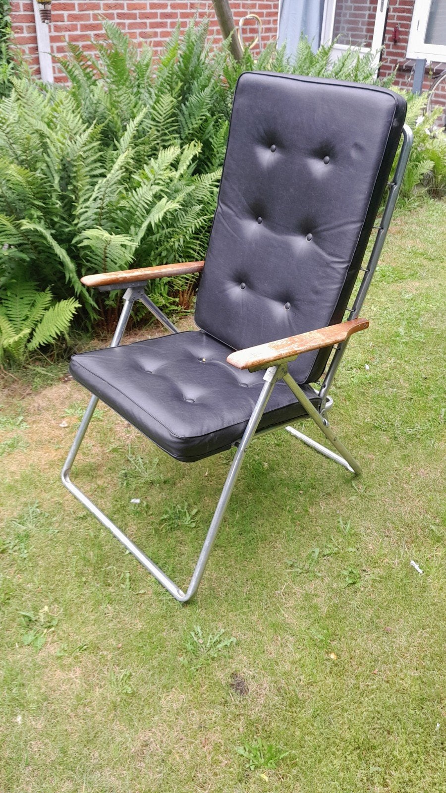Vintage Scandinavische stoel jaren '60 vouwstoel tuinstoel, Ophalen