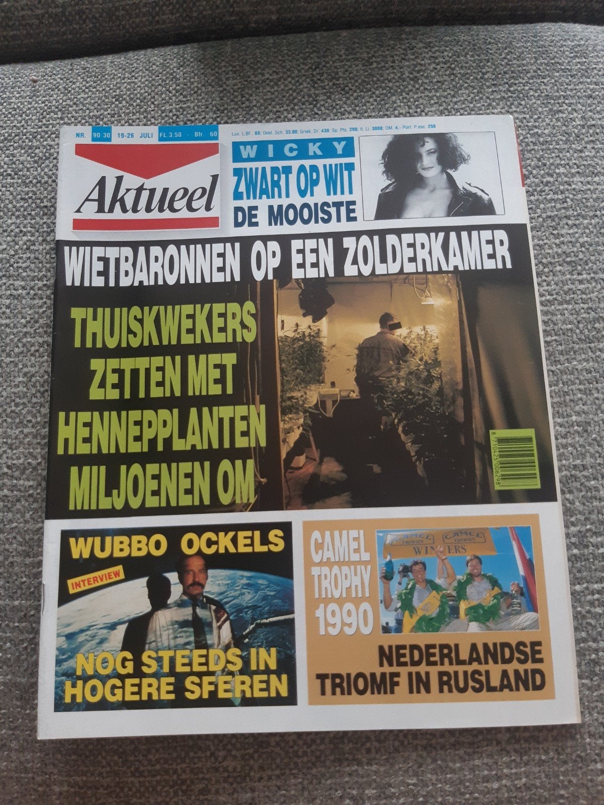 30.Aktueel 1990. Wubbo Ockels. Camel Trophy. Henk Lubberding, Verzamelen, Verzenden, 1980 tot heden, Tijdschrift