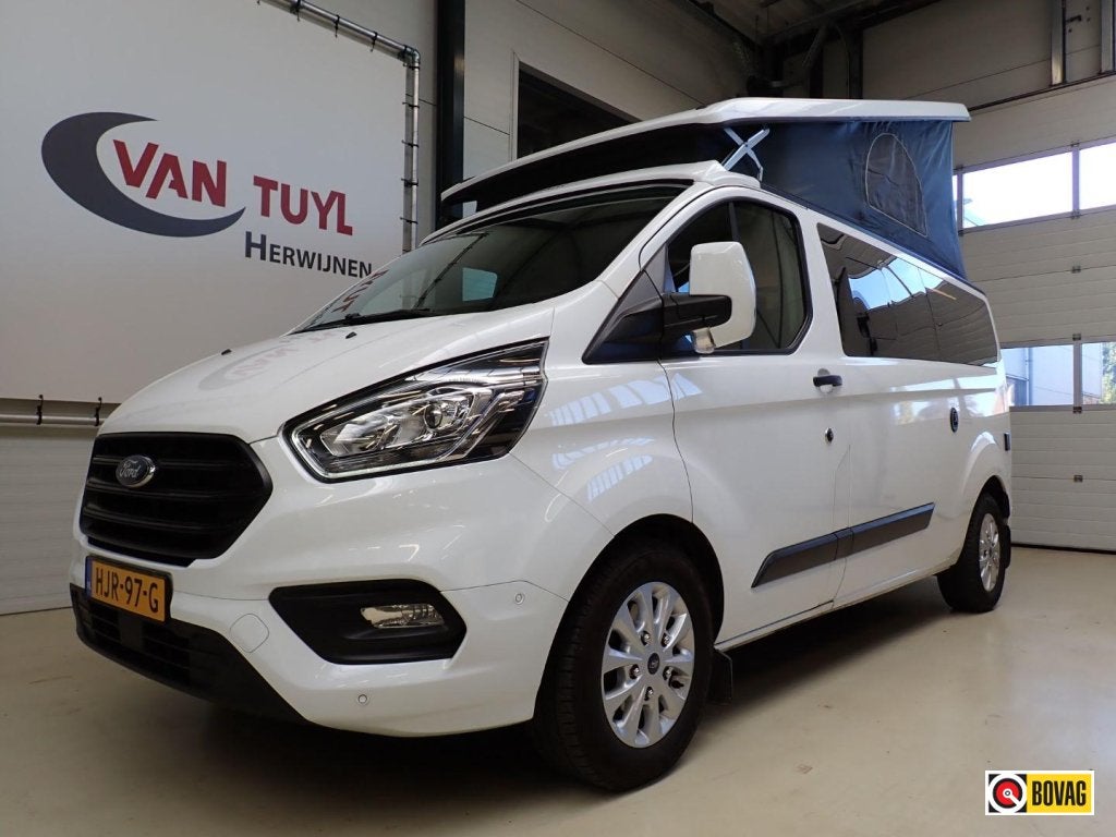 Ford Nugget PLUS 185 PK / ZEER COMPLEET, Caravans en Kamperen, Buscamper of Camperbus, Boiler, Bedrijf, ABS
