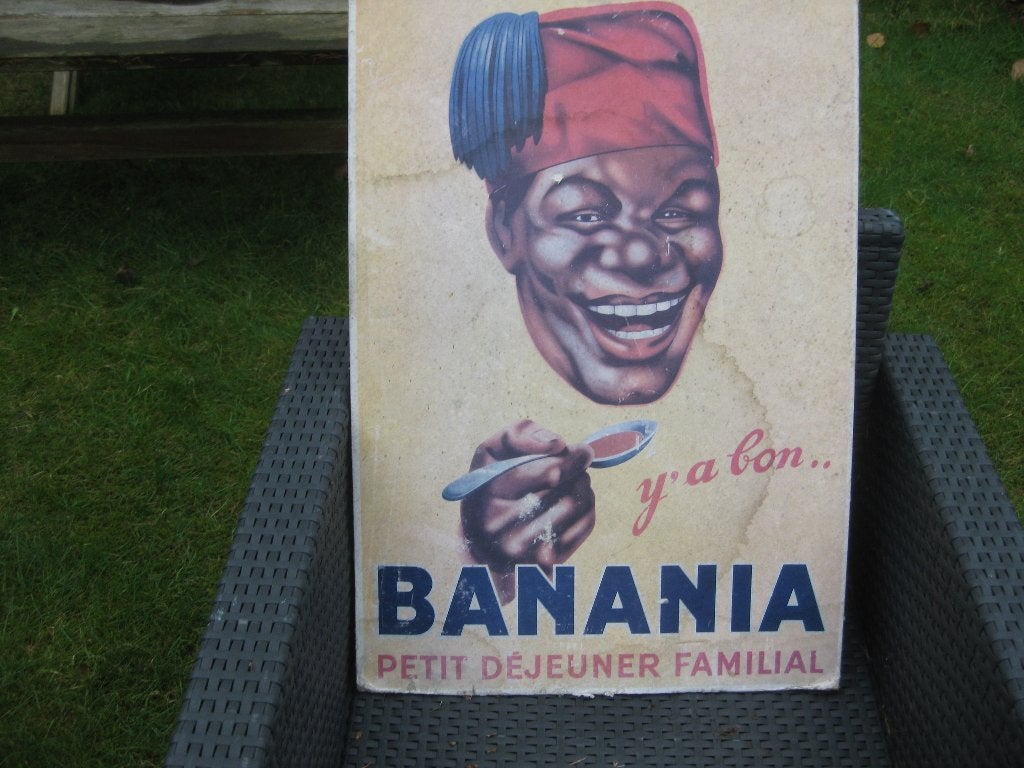 reclameplaat origineel, Ophalen of Verzenden, Gebruikt, Reclamebord