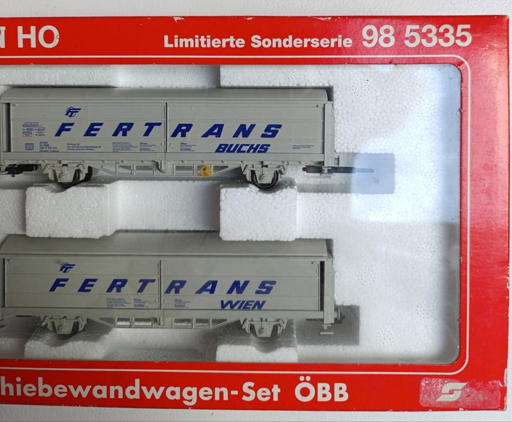 Fleischmann 98 5335 gelimiteerde set, Hobby en Vrije tijd, Gelijkstroom, Fleischmann, Wagon, Ophalen of Verzenden