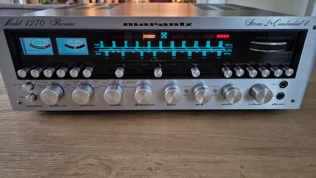 Vintage Marantz 4270 quadraphonic receiver, Ophalen