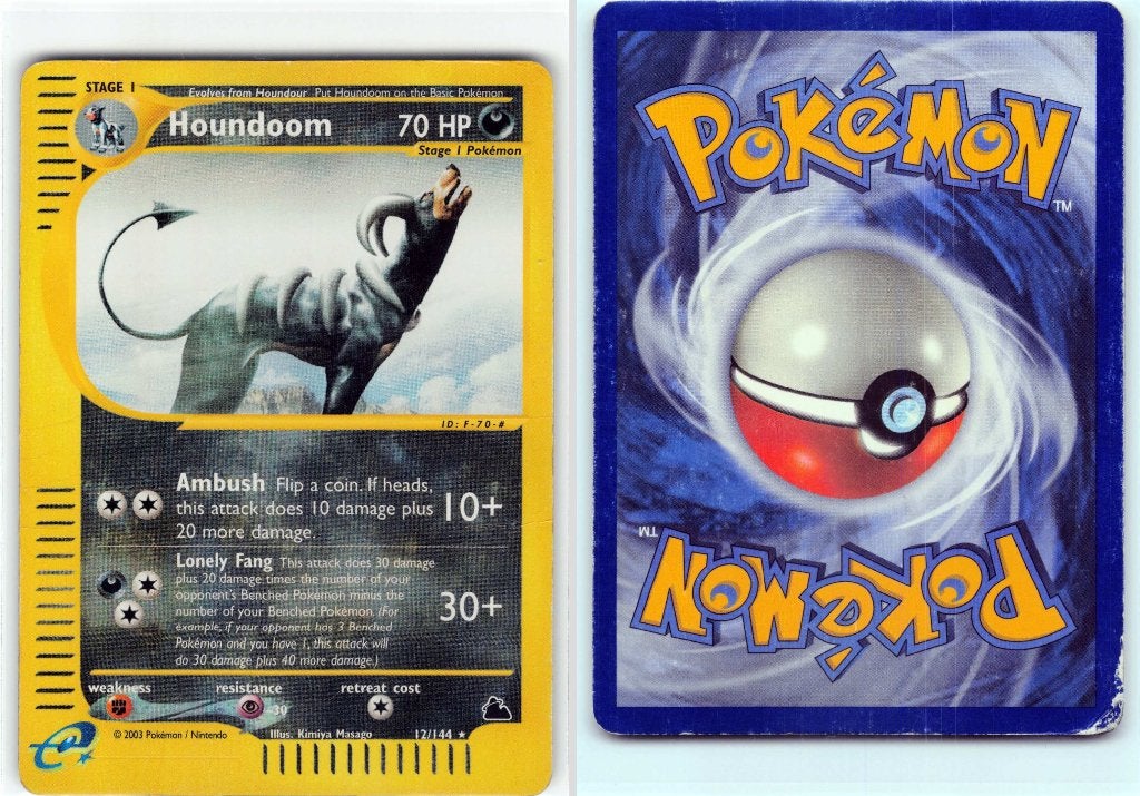 Pokémon kaart: Houndoom (SK 12), Verzenden, Zo goed als nieuw