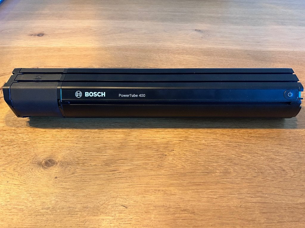Bosch Powertube 400 horizontaal, Fietsen en Brommers, Zo goed als nieuw