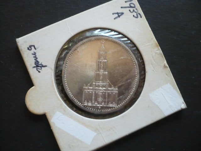 duitsland 5 zilveren 0.900 mark 1936  A, Ophalen of Verzenden, Duitsland, Losse munt, Zilver