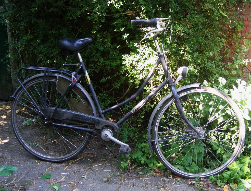 Union damesfiest stationsfiets, Gebruikt, 56 cm of meer, Trommelrem, Ophalen