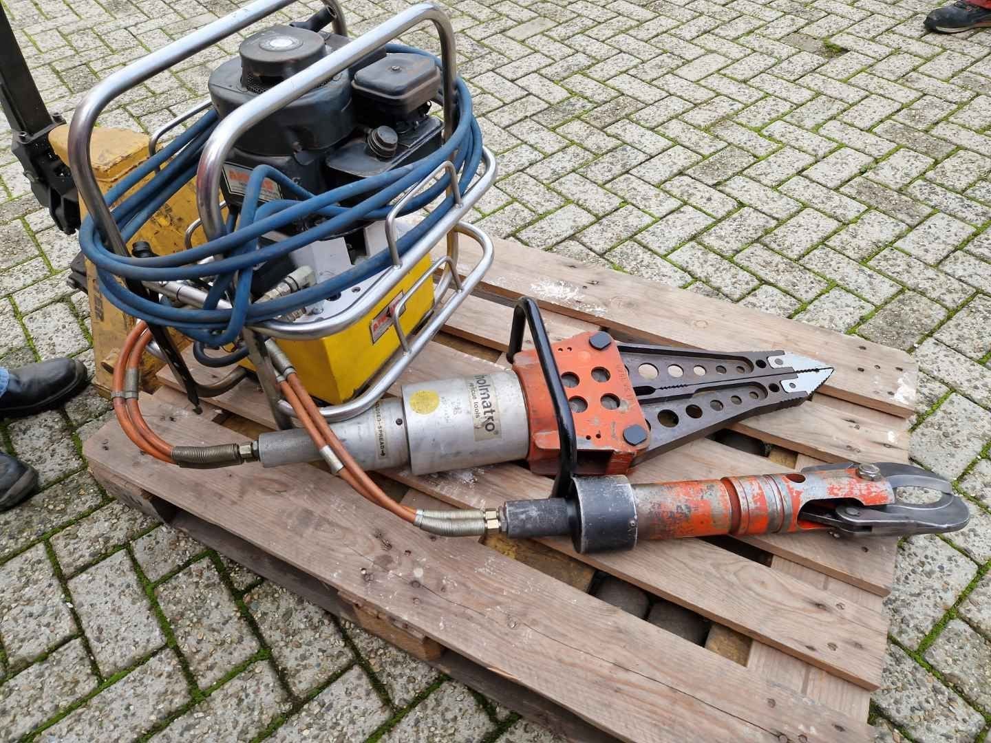 Holmatro hydrauset + spreader + knipper, Ophalen, Gebruikt, -, -