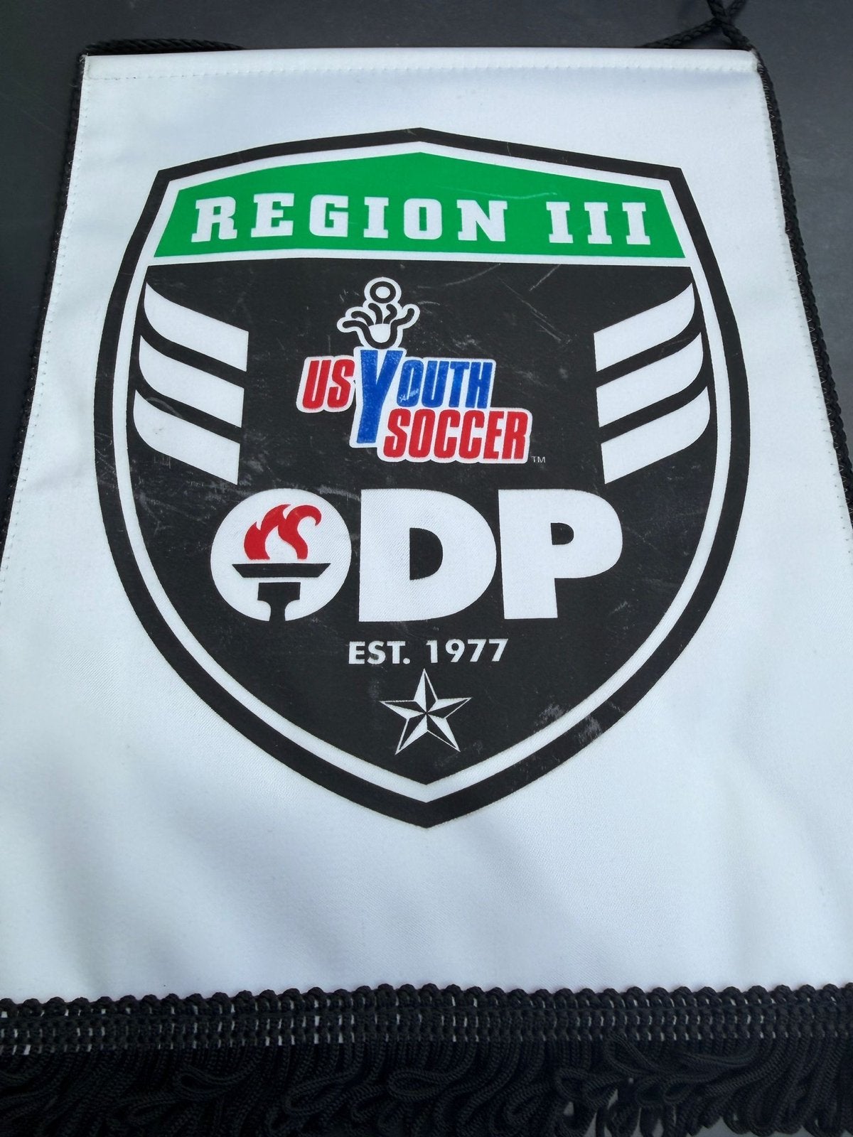 US Youth Soccer ODP Region III Wimpel, Ophalen of Verzenden, Zo goed als nieuw, Clubaccessoires