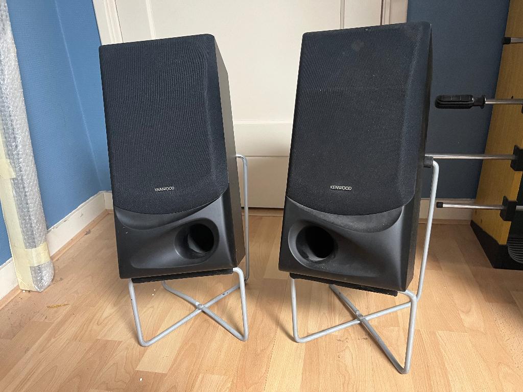 Geluidsboxen Kenwood, Audio, Tv en Foto, Luidsprekers, Gebruikt, Minder dan 60 watt, Front, Rear of Stereo speakers, Ophalen