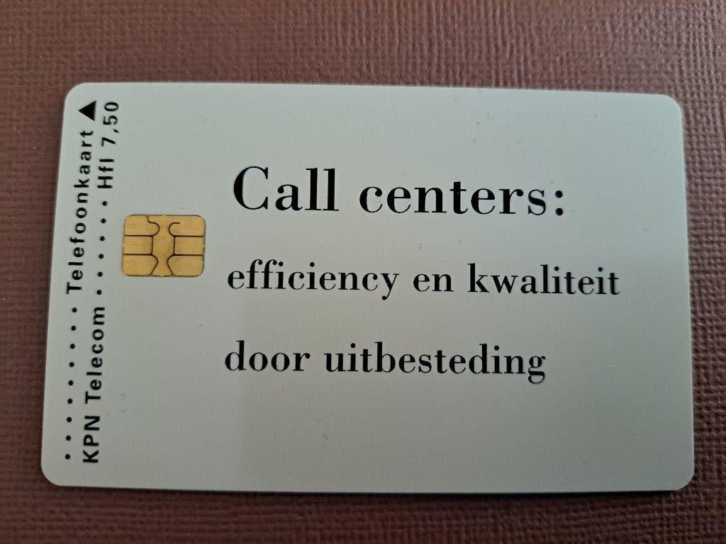 TELEFOONKAART - NEDERLAND - CRD ??? CALL CENTERS, Ophalen of Verzenden, Nederland