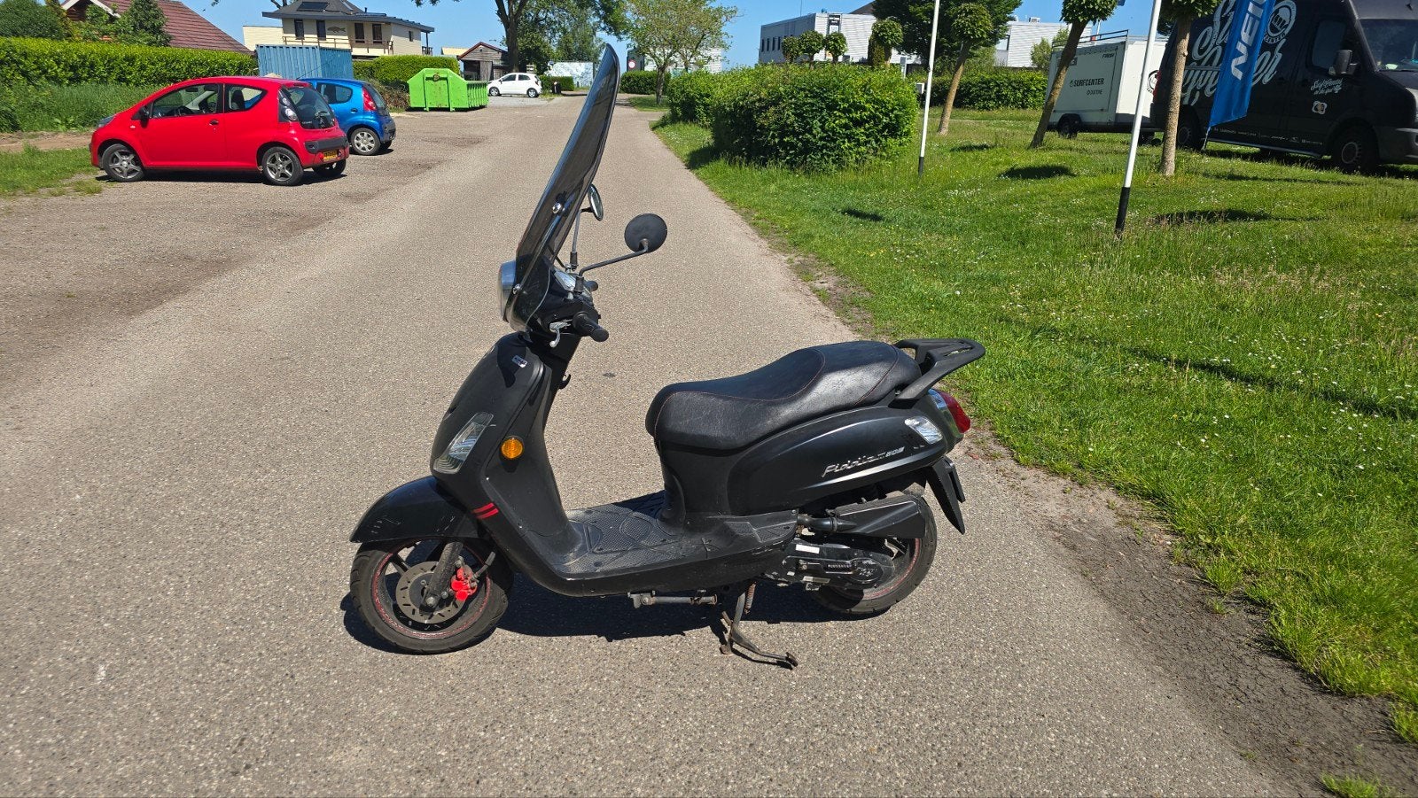 SYM Fiddle II 50S Scooter - Mat Zwart, Goed Onderhouden, Fietsen en Brommers, Scooters | Overige merken, Ophalen of Verzenden