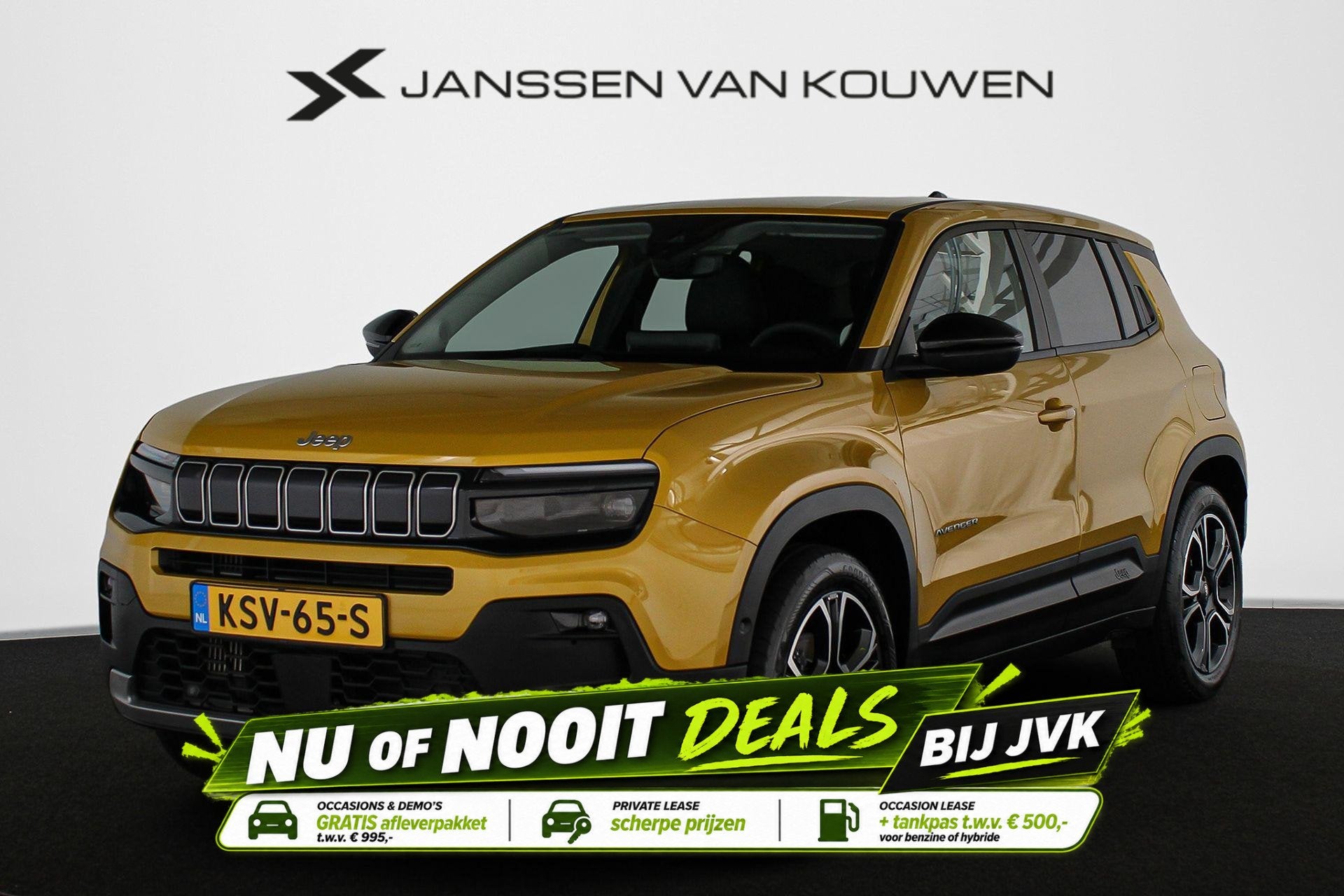 Jeep Avenger 1.2 e-Hybrid Summit Keyless JBL Elektrische Ach, Auto's, Gebruikt, Euro 6, 1199 cc, 620 kg