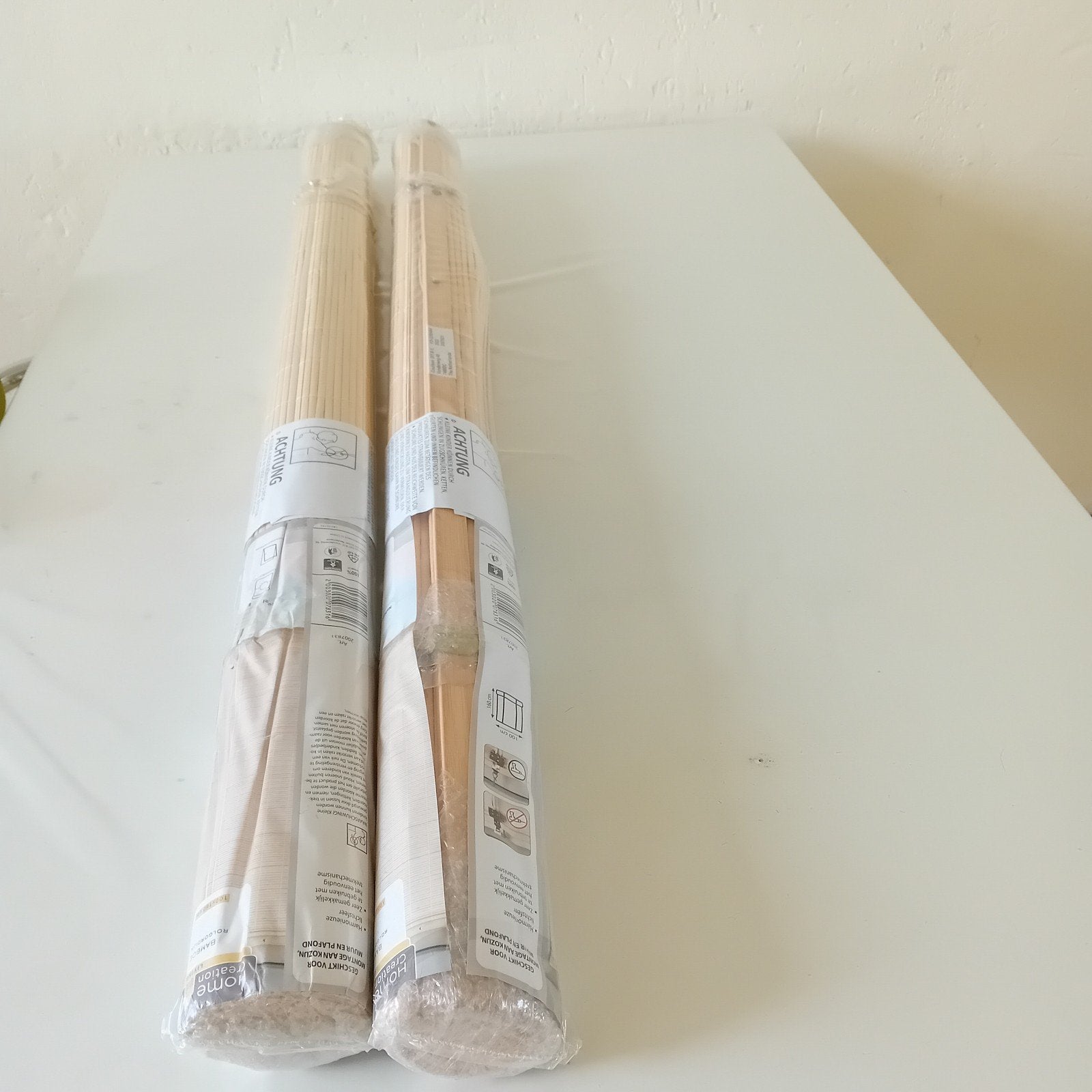 nieuwe bamboe rolgordijnen, 1.00 m x 1.60 m, Ophalen, Nieuw, 100 cm, 160 cm