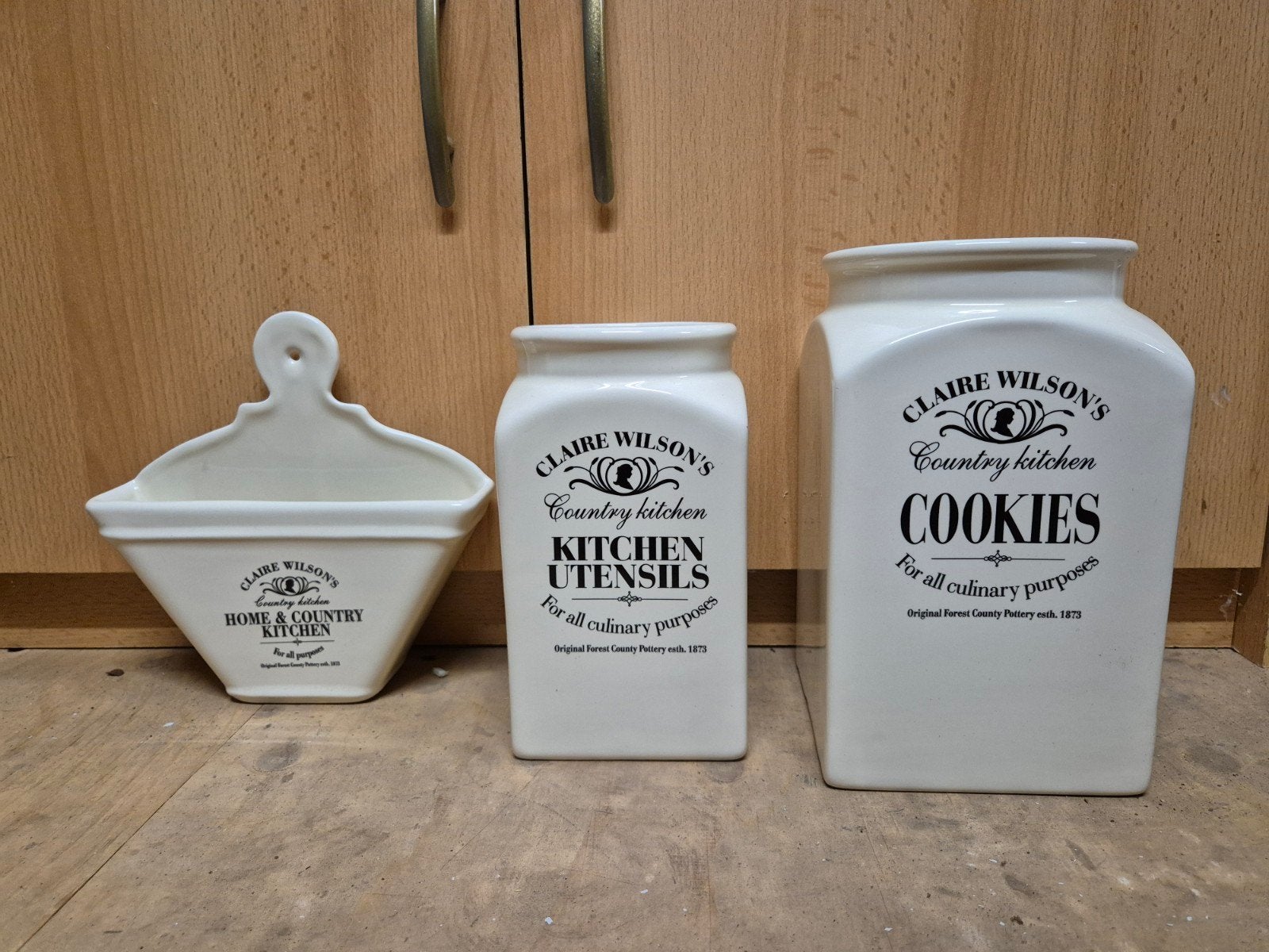 Claire Wilson's Country Kitchen potten (zonder deksel, Ophalen