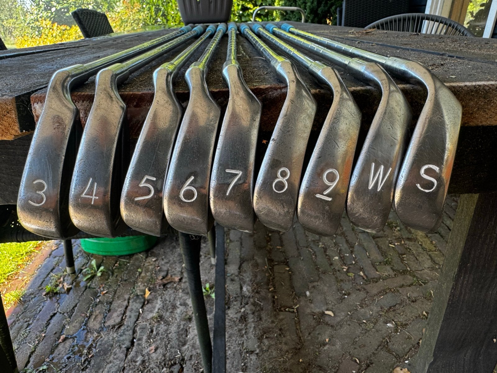 Ping Eye2 clubs (3-S) met nieuwe midsize Golf Pride grips, Ophalen of Verzenden, Gebruikt, Set, Ping