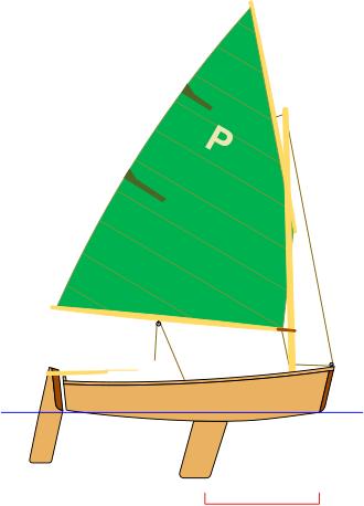Piraatje - Kinderzeilboot, Watersport en Boten, Ophalen, Gebruikt, Overige typen