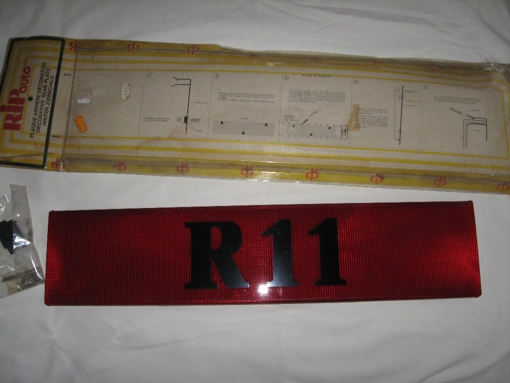 Renault11 Rally logo, Ophalen of Verzenden