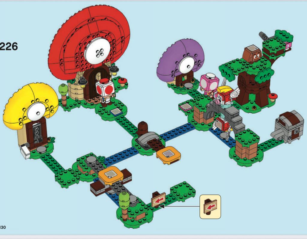 Lego Super Mario 71368 Toads schattenjacht compleet en doos, Ophalen of Verzenden, Zo goed als nieuw, Complete set, Lego