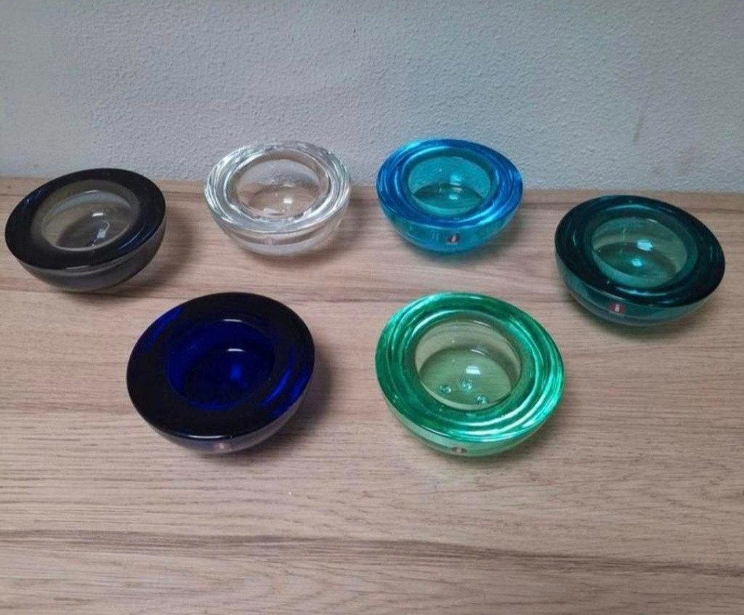Diverse kleuren Iittala waxinelichten type Ballo. Finland., Ophalen of Verzenden, Iittala