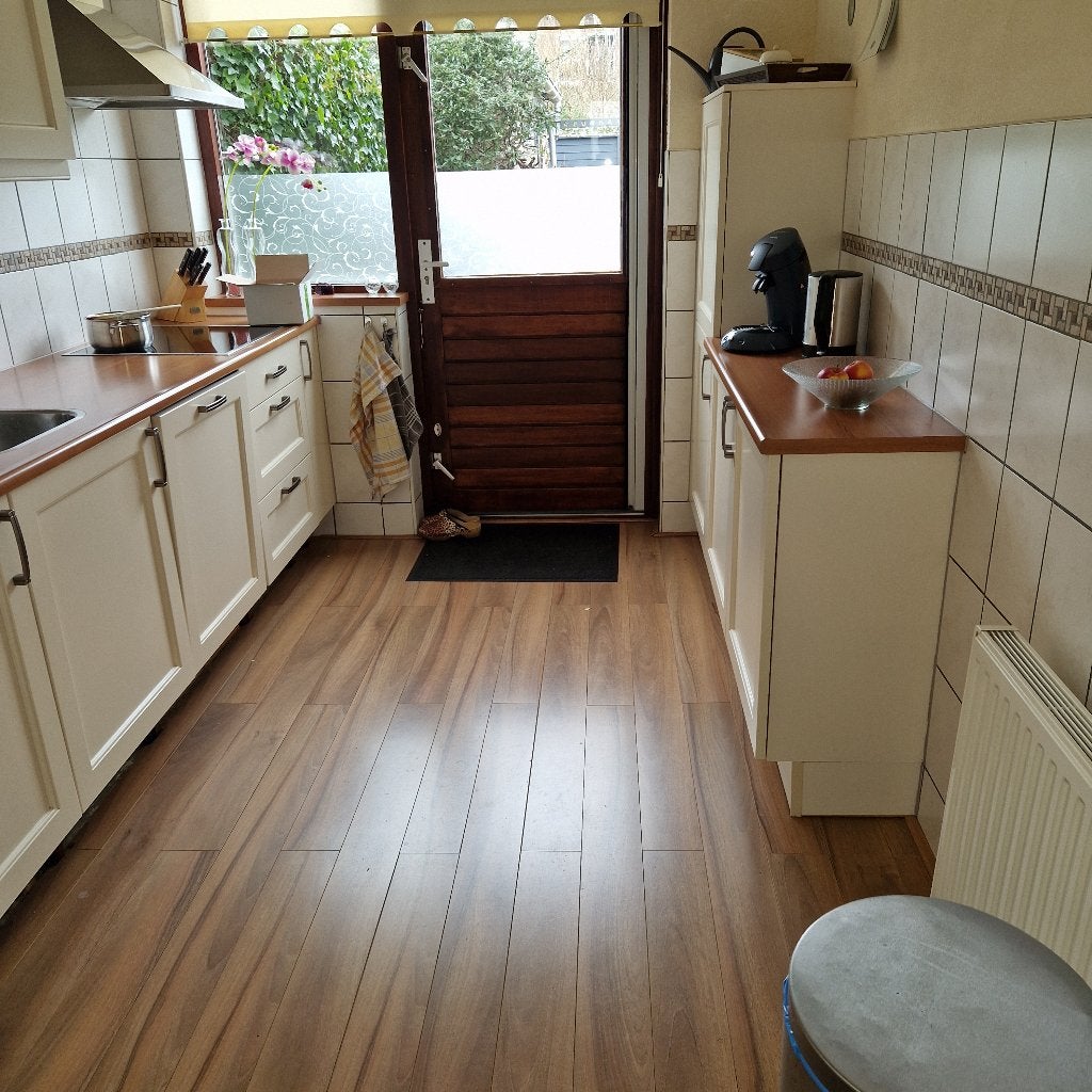Bijna GRATIS keurig keukentje, Huis en Inrichting, Ophalen, Dubbelwandige keuken, Zo goed als nieuw, Hout