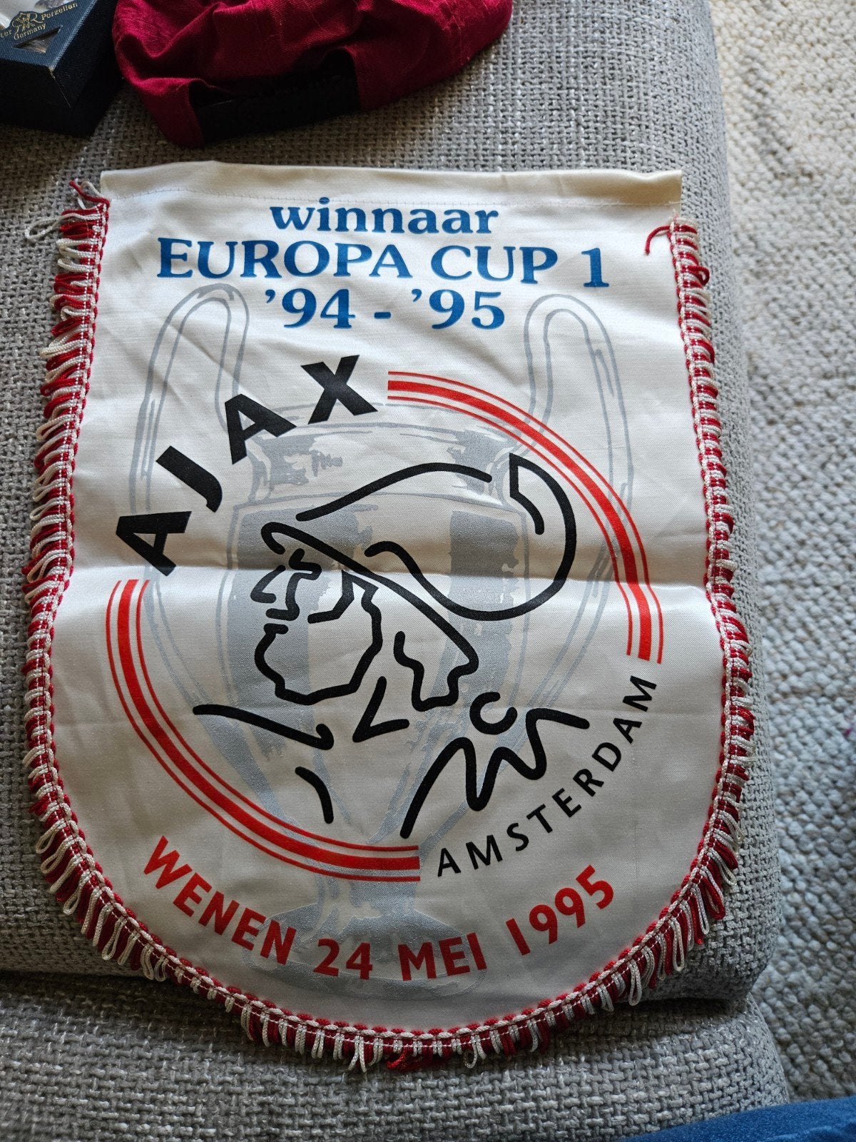 Ajax Europa Cup 1 '94-'95 Vaantje - Wenen 24 Mei 1995, Ophalen of Verzenden
