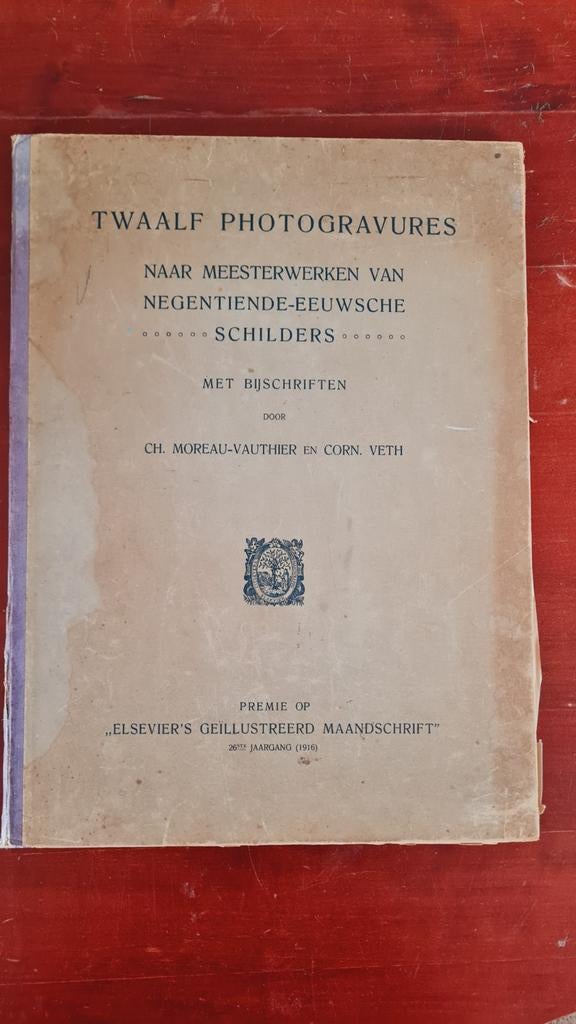 Twaalf Photogravures - Negentiende-eeuwse Schilders, Ophalen of Verzenden, Gelezen, Ch. Moreau-Vauthier en Corn. Veth, Nederland