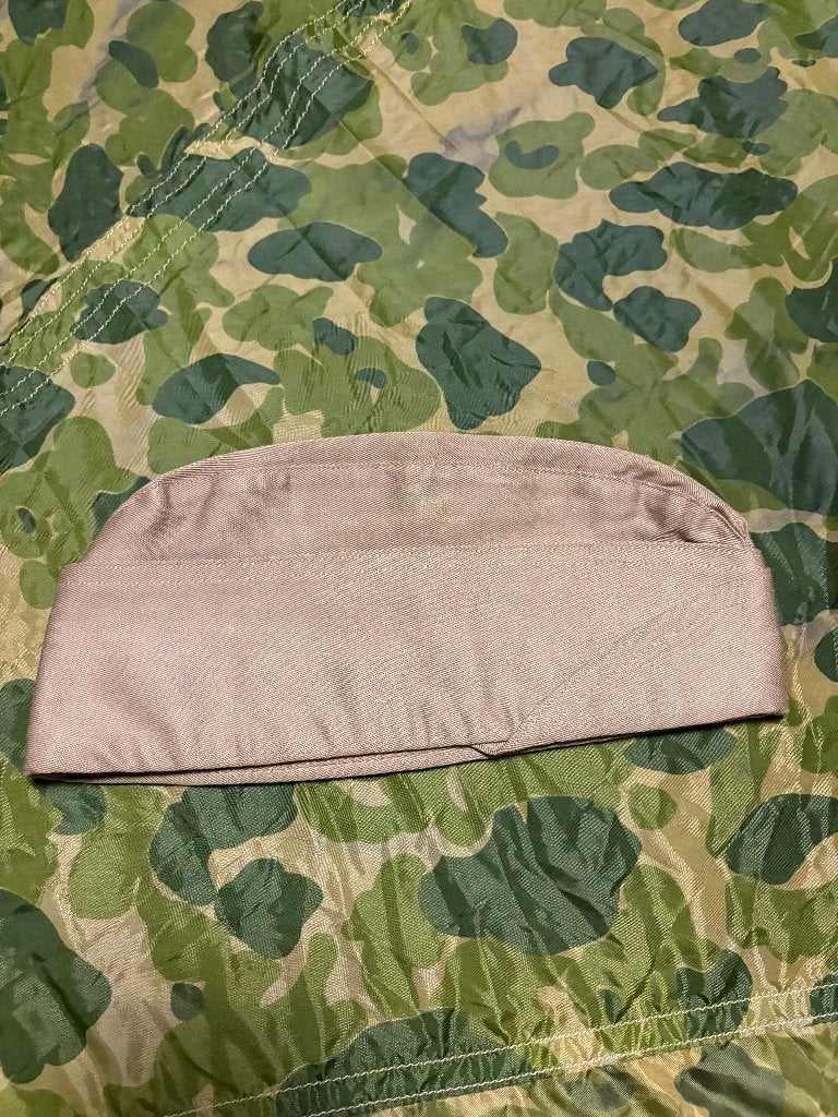 Tweede wereldoorlog US garrison cap khaki 1941, Verzamelen, Militaria | Tweede Wereldoorlog, Landmacht, Helm of Baret, Amerika