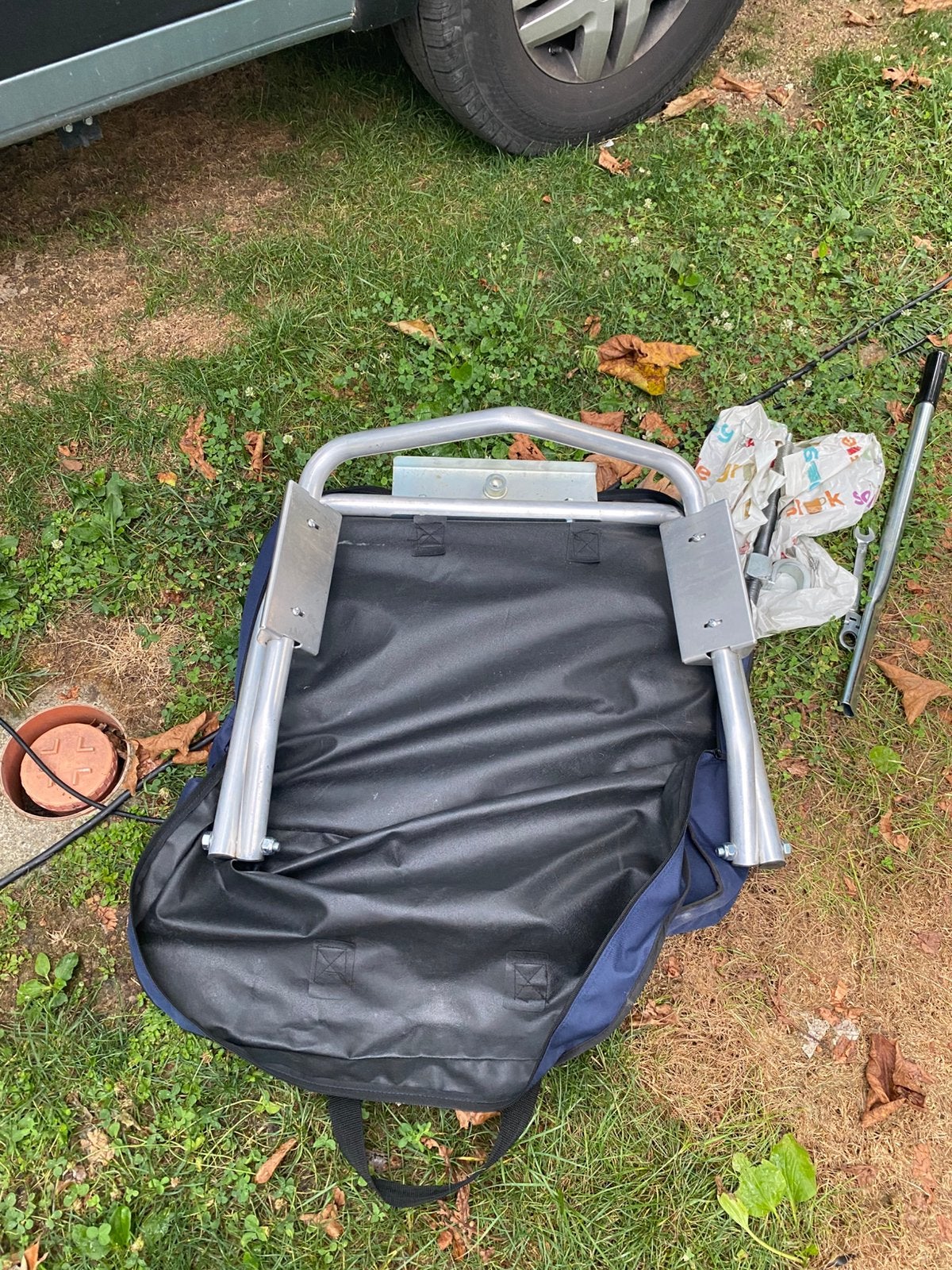 Aluminium caravan leveler, Ophalen of Verzenden, Zo goed als nieuw