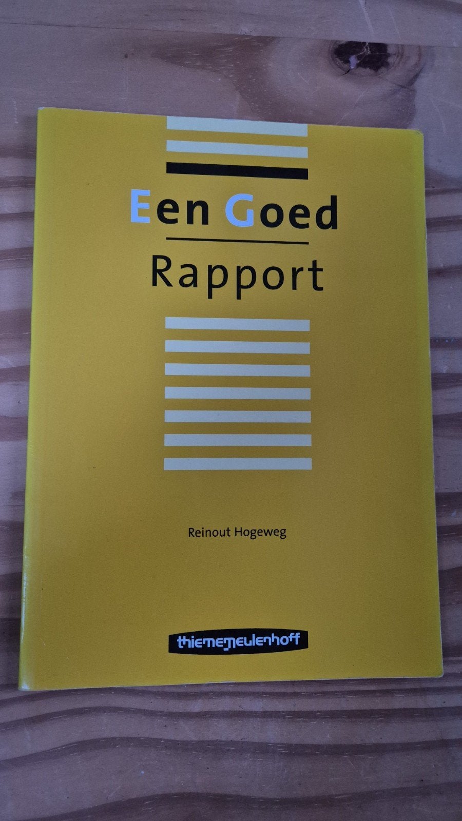 Een Goed Rapport ISBN 9789006950229, Boeken, Ophalen of Verzenden, Beta, Zo goed als nieuw, HBO