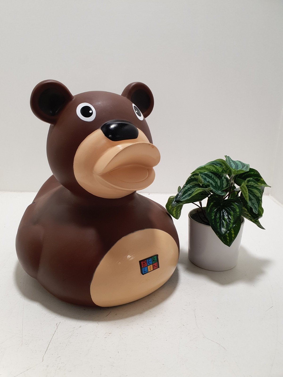 Berlin Bear XXL badeend, Met geluid, Berlin, ., Ophalen of Verzenden