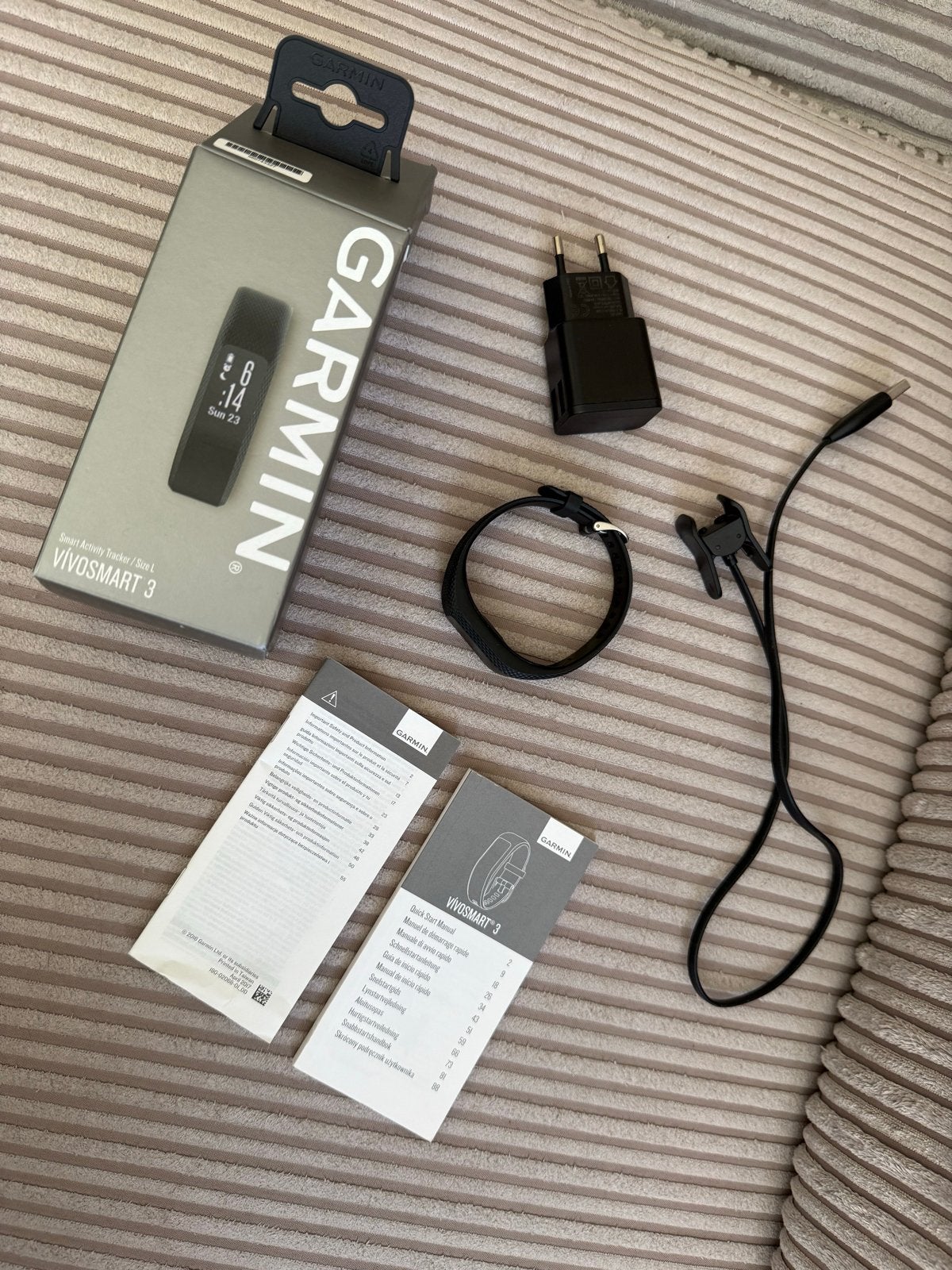 Garmin Vivosmart 3 Activity Tracker Zwart, Ophalen, Nieuw, Zwart, Android