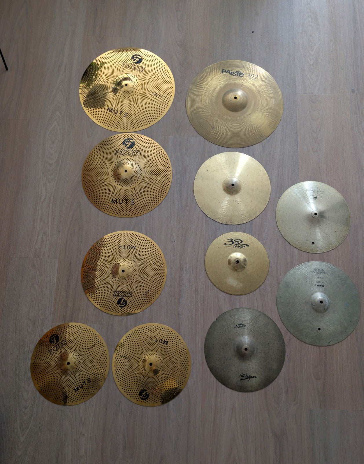 Bekkens/cymbalen drumstel, Muziek en Instrumenten, Instrumenten | Toebehoren, Ophalen of Verzenden, Gebruikt, Drums of Percussie