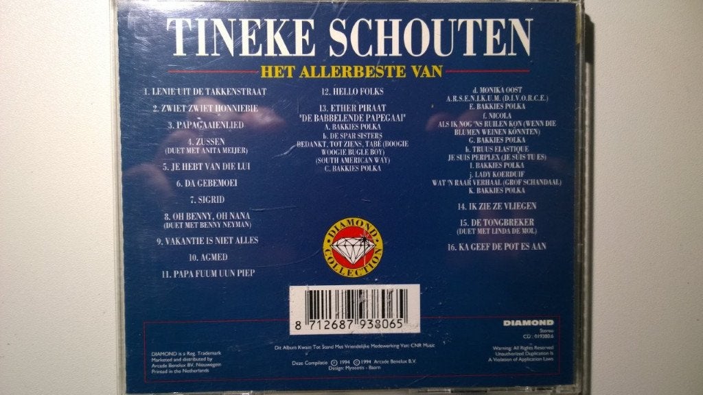 Tineke Schouten - Het Allerbeste Van Tineke Schouten, Ophalen of Verzenden, Zo goed als nieuw, Album