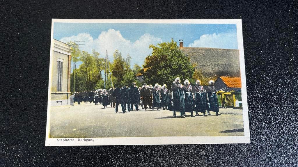Staphorst kerkgang, Ophalen of Verzenden, Voor 1920, Ongelopen, Overijssel