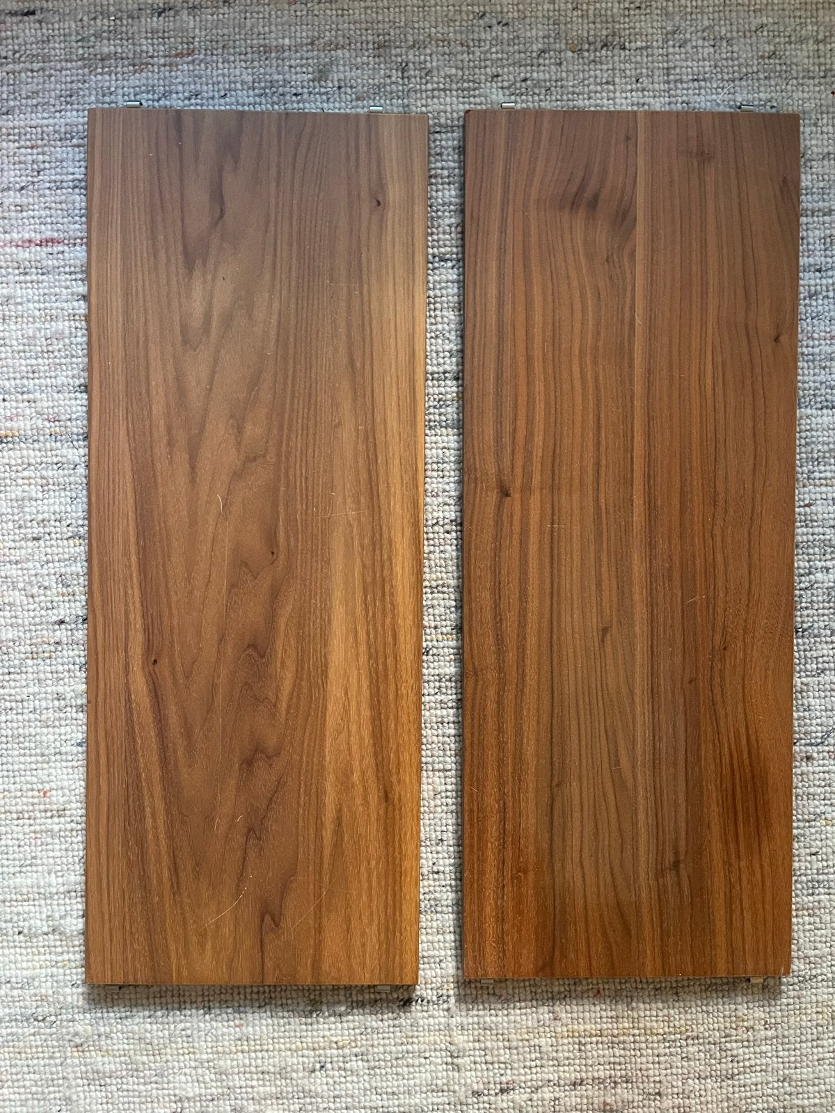 String systeem - 2 legplanken walnoot, Doe-het-zelf en Verbouw, Hout en Planken, Ophalen, Gebruikt, Minder dan 25 mm, Plank