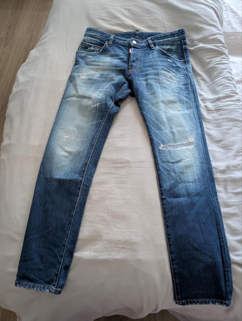 Dsquared2 Jeans Maat S (46) - Zo goed als nieuw, Kleding | Heren, Ophalen of Verzenden