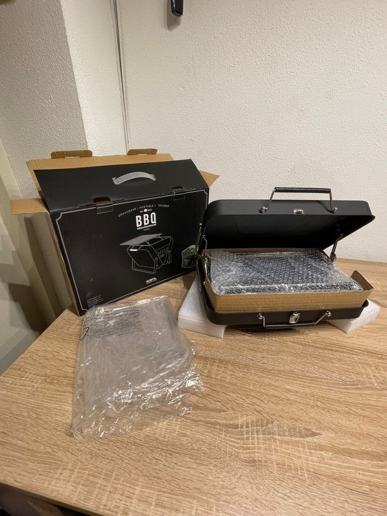 Gusta koffer-BBQ grote uitvoering – ideaal camping of camper, Nieuw, Ophalen of Verzenden, Gusta, Gusta